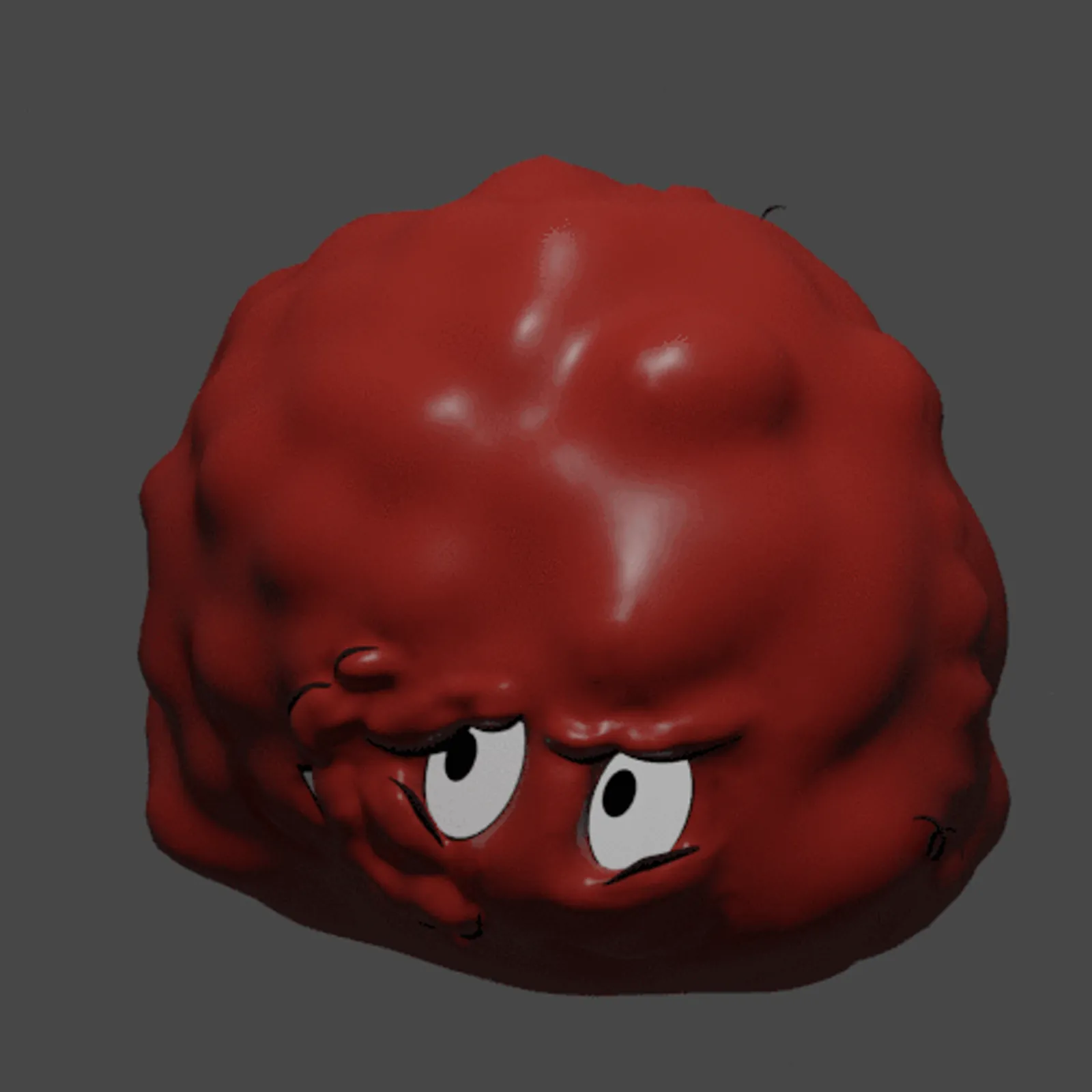 3D fan-art render of Meatwad from Aqua Teen Hunger Force