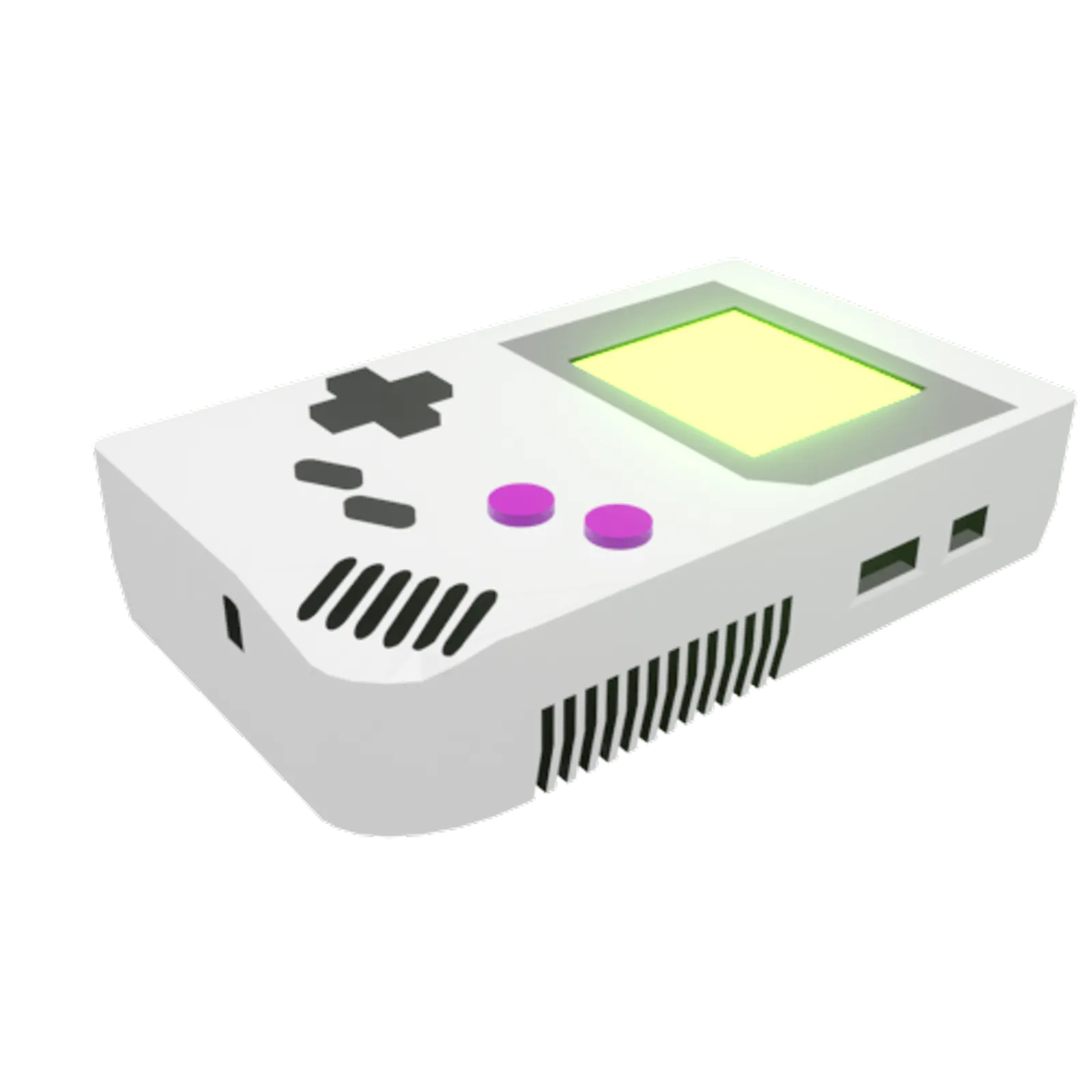 Game Boy: 3D render by Jaime Gonzalez Jr