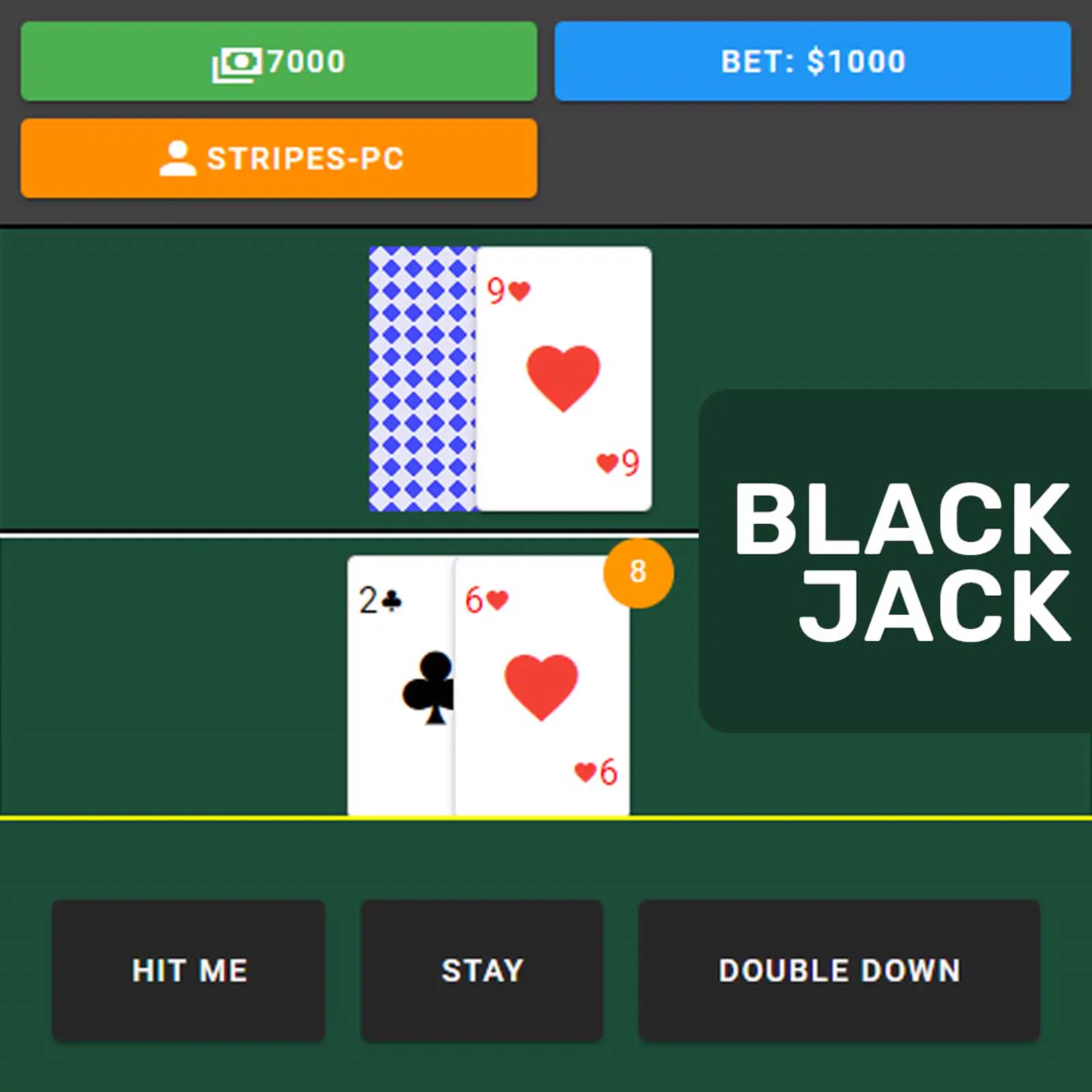 Blackjack project preview